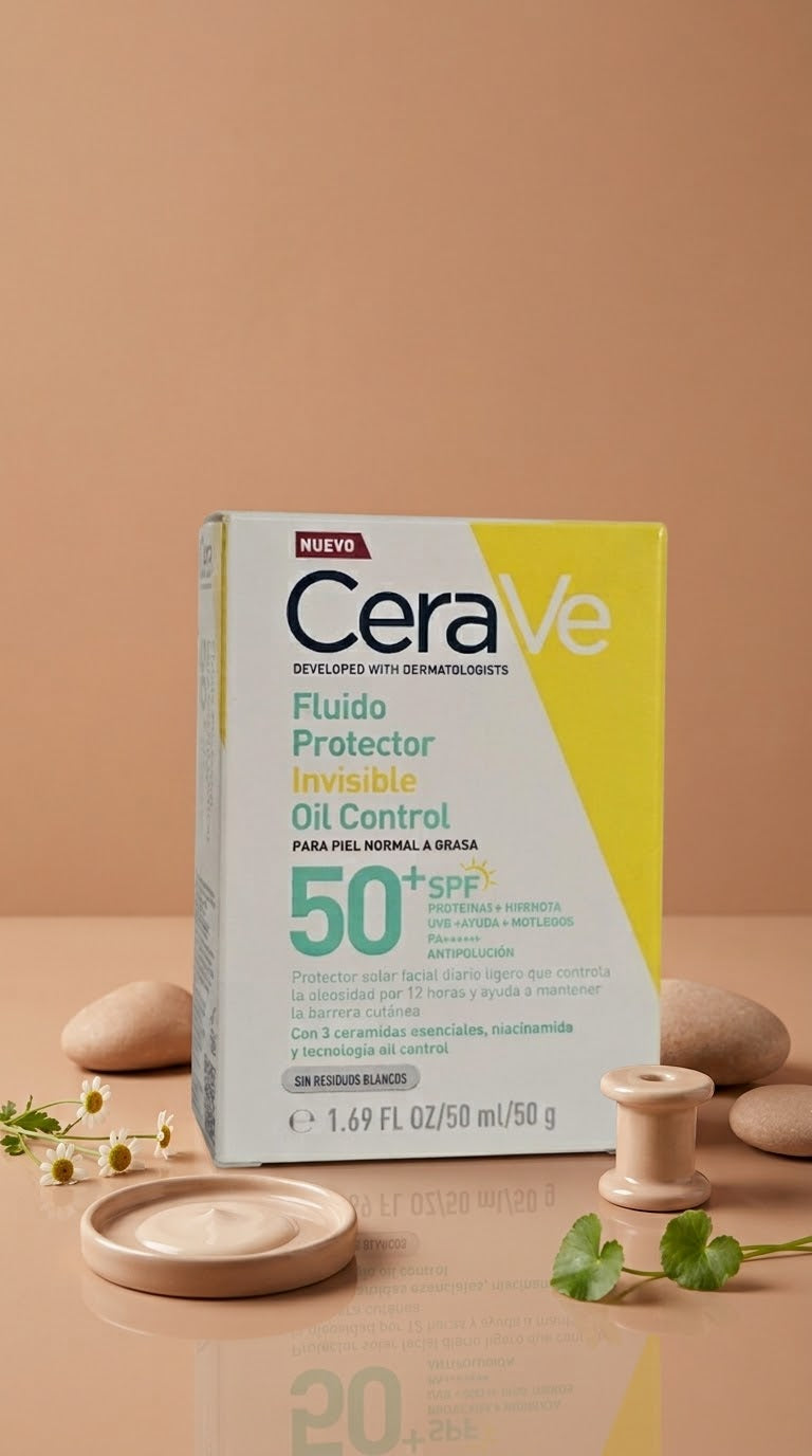 Cerave Protector Solar Fluido Invisible Oil Control 50ml