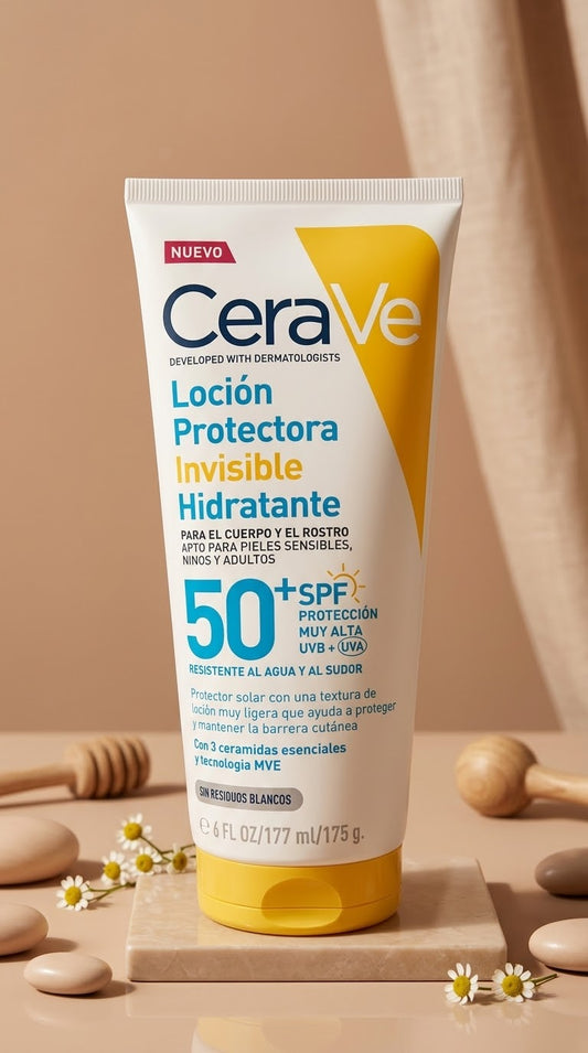 CeraVe Loción protectora invisible hidratante 175g