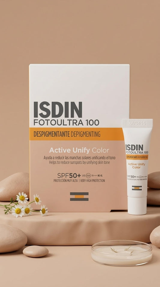 ISDIN FOTOULTRA 100 Active Unify Color Caja Con 12 tubos De 2ml.