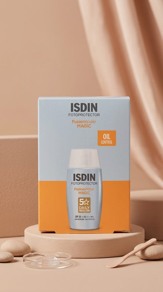 Caja de Fotoprotector ISDIN Oil Control 12pz 2ml