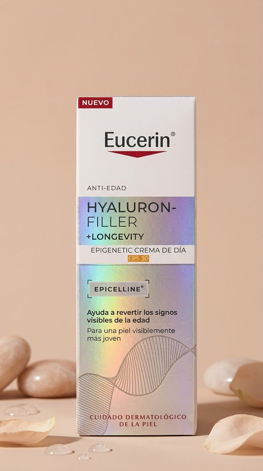 Eucerin Hyaluron Filler Longevity Epigenetic Crema De Día FPS30 50ml